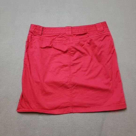 Ann Taylor Red Mini Skirt - Picture 2 of 7